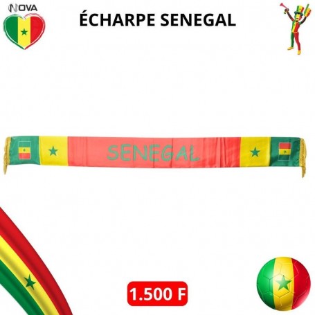 Écharpe Sénégal – Supporter Lions de la Teranga