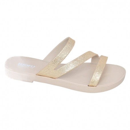 Sandales femme dorées à brides – taille 36 à 40 – CDF350