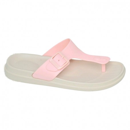 Tongs femme roses avec boucle – taille 36 à 40 – CDF351