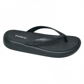 Tongs femme noires confort – taille 36 à 40 – CDF353