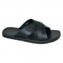 Mules premium homme noires croisées – SDL3371