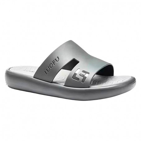 Mules confort homme argentées – SDL3375