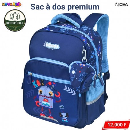 Sac à dos Premium Orthopédique Robot Enfant – SC3266