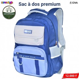 Sac à dos Premium Orthopédique Bleu – SC3275