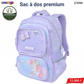 Sac à dos Premium Licorne Pastel Orthopédique – SC3279