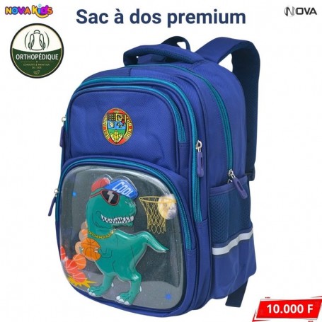 Sac à dos Premium Dinosaure Orthopédique – SC3280