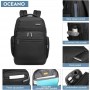 Sac à dos 18 pouces - Oceano 3809 avec port USB - Black
