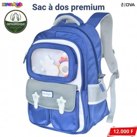 Sac à dos Premium Orthopédique avec Poche Transparente – SC3288