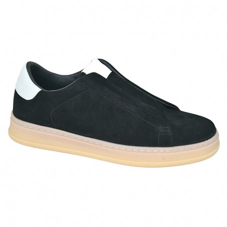 Sneakers casual noires à enfiler – SNK602