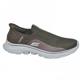 Baskets de marche marron sans lacets – Taille 45 à 48 – SNK611