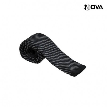 Cravate tricot à bout carré CVT65