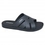 Mules homme noires à brides ajourées – SDL3382