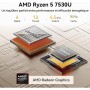 Mini PC GEEKOM A5 Pro Ryzen 5 - 16 Go - SSD 1 To