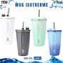 Mug isotherme TYESO avec paille 600ML – GDE516