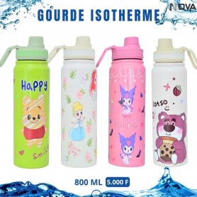 Gourde isotherme enfant personnages 800ML – GDE524