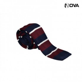 Cravate tricot à bout carré CVT72