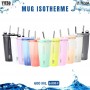 Mug isotherme TYESO avec paille 600ML – GDE526