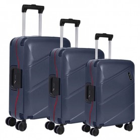 Set 3 Valises Rigides Polypropylène Sans Zip - VLS405