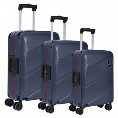 Set 3 Valises Rigides Polypropylène Sans Zip - VLS405