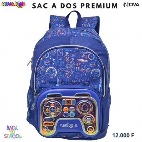 Sac à dos premium Smiggle Gaming bleu – SC3296