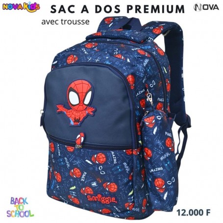 Sac à dos premium Smiggle Super Héros avec trousse – SC3298