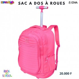 Sac à dos à roulettes YZL rose – SC3301