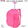 Sac à dos à roulettes YZL rose – SC3301
