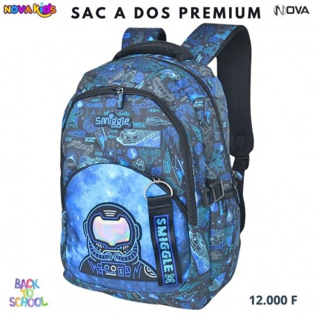 Sac à dos premium Smiggle Astronaute bleu – SC3305