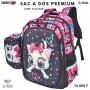 Sac à dos premium Chat rose avec trousse – SC3306