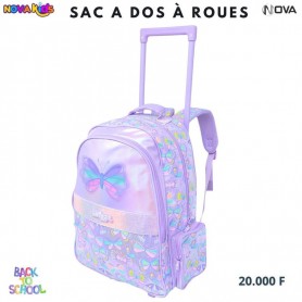 Sac à dos à roulettes Smiggle Papillon violet – SC3307