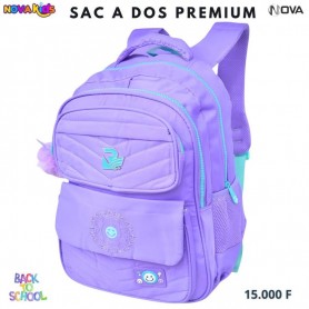 Sac à dos premium violet avec poches multiples – SC3309