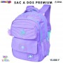 Sac à dos premium violet avec poches multiples – SC3309