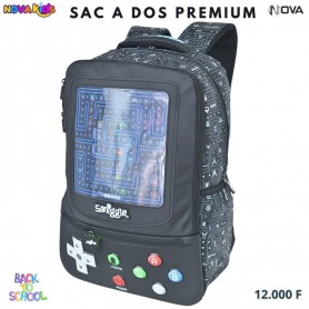 Sac à dos premium Smiggle Gaming Console noir – SC3314