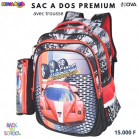 Sac à dos premium Racing Championship avec trousse – SC3316