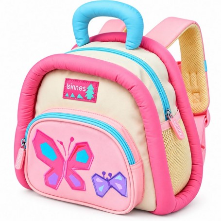 Sac à dos maternelle enfant Binnes Papillon Rose – SC3324