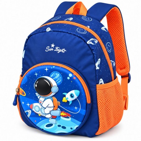 Sac à dos maternelle Sun Eight Astronaute Espace – Bleu et Orange – SC3325
