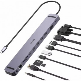 Choetech HUB-M20 Hub USB-C 11-en-1 100W