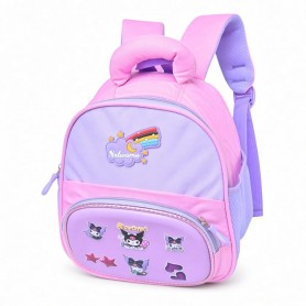 Sac à dos maternelle Kuromi rose et violet – SC3384