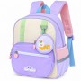 Sac à dos maternelle orthopédique Sun Eight violet – pochette Lapin – SC3394