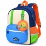 Sac à dos maternelle orthopédique Sun Eight bleu –  pochette Lion – SC3403