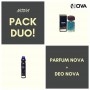 Pack parfum et déodorant Nova senteurs au choix