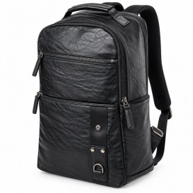 Sac à Dos Noir Cuir Vintage – SC3420