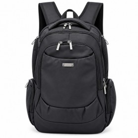 Grand Sac à Dos Noir Multi-Poches – SC3423