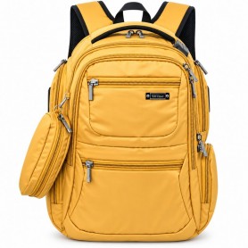 Sac à Dos Jaune Multi-Poches – SC3424