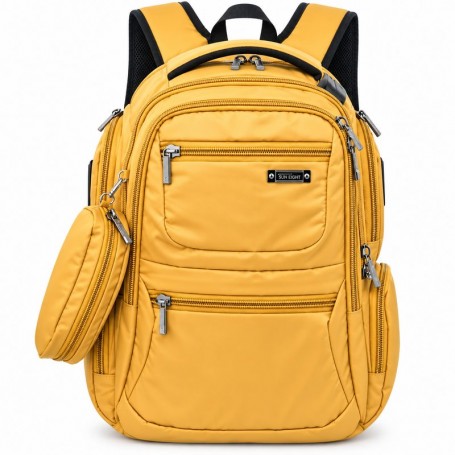 Sac à Dos Jaune Multi-Poches – SC3424