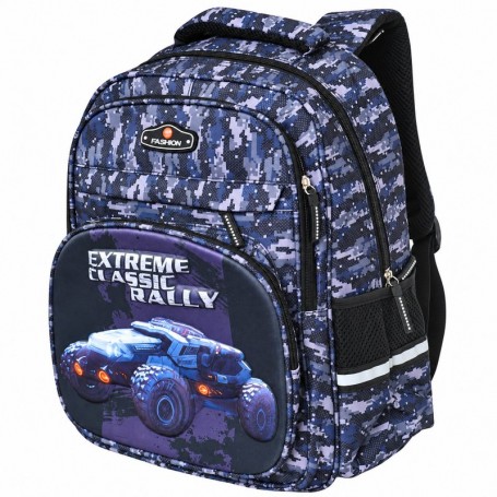Sac à dos scolaire Premium Extreme Classic Rally Monster Truck – SC3436