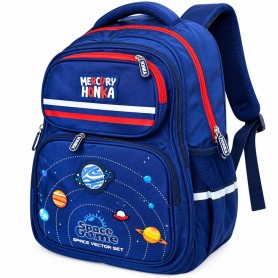 Sac à dos scolaire Premium Mercury Honka Espace bleu – SC3445