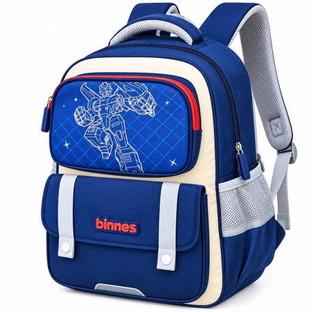 Sac à dos scolaire primaire orthopédique Robot bleu – SC3446