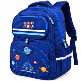 Sac à dos scolaire Premium Mercury Honka Planètes bleu – SC3447