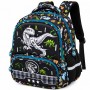 Sac à dos scolaire Premium Dinosaure T-Rex noir – SC3448
